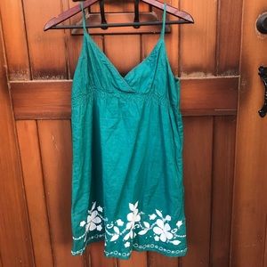 Roxy Teal Lace - Floral Dress